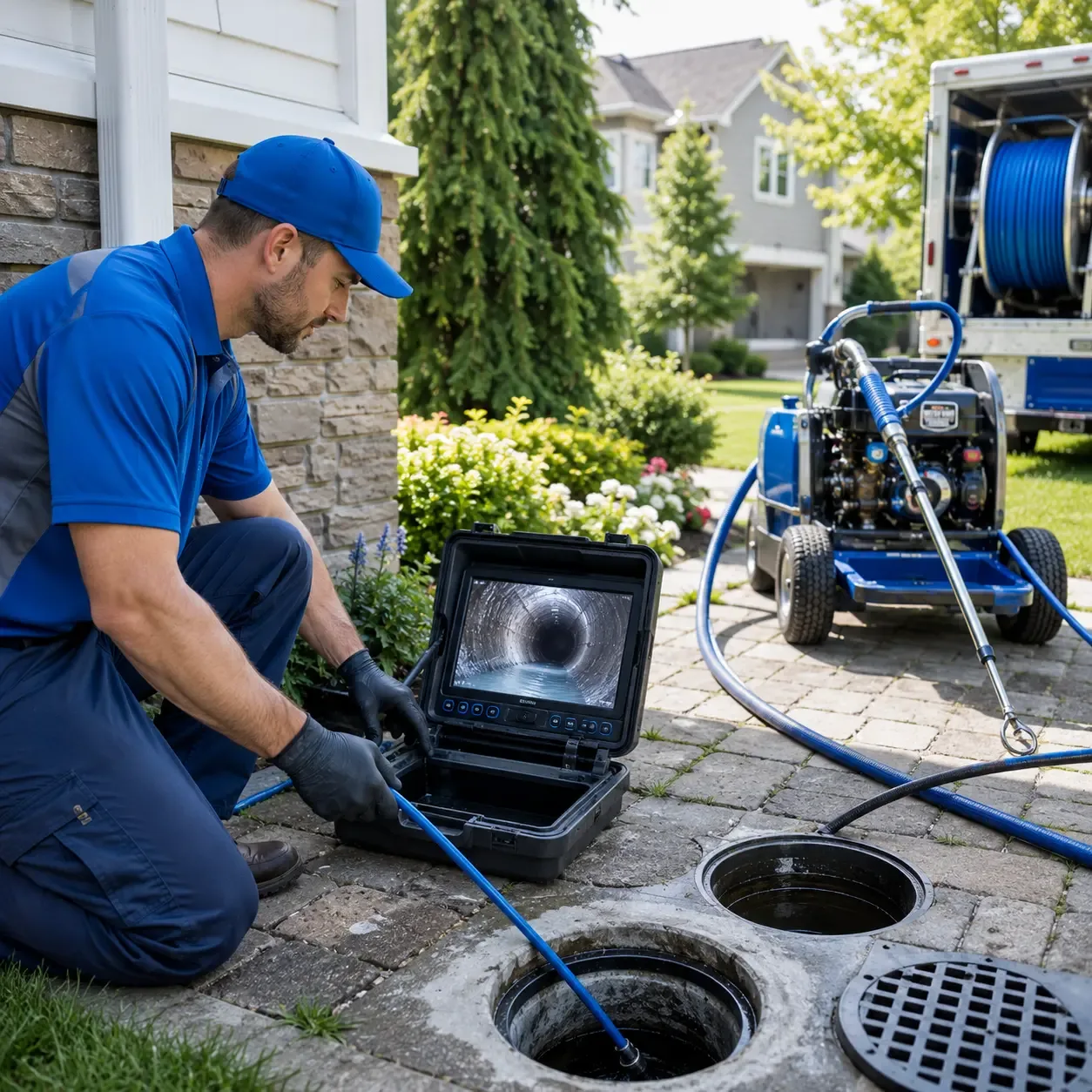Outdoor drain cleaning professionals serving Randolph Center, VT